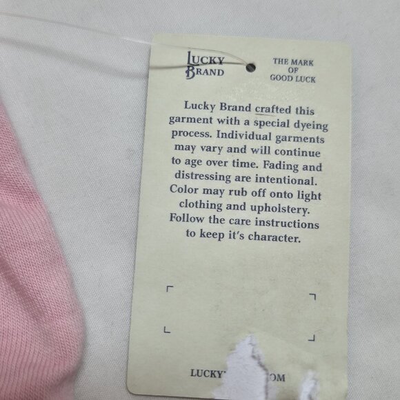 Lucky Brand Men's Size XXL T-Shirt Short Sleeve Pink (51) - Picture 5 of 12